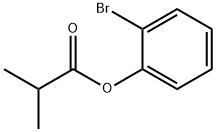 Propanoic acid, 2-Methyl-, 2-broMophenyl ester Structure