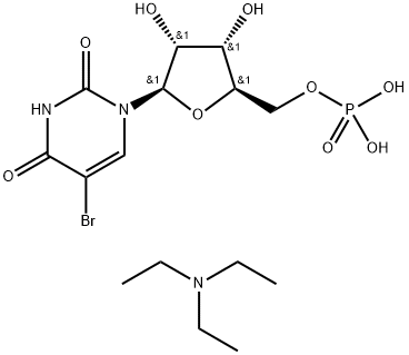 5-BroMo-5'-uridylic Acid TriethylaMine Salt 化学構造式