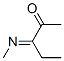 2-Pentanone, 3-(methylimino)- (9CI),106174-82-7,结构式