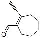 1-Cycloheptene-1-carboxaldehyde, 2-ethynyl- (9CI) 化学構造式