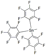 Methyltris(pentafluorophenyl)stannane 结构式