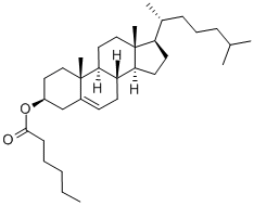Cholesteryl hexanoate Struktur