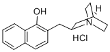 2-(1-Oxynaphthyl-2-methyl)quinuclidine hydrochloride,106200-16-2,结构式