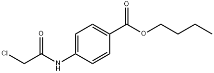 4-(2-氯乙烷酰基氨基)苯甲酸丁酯, 106214-24-8, 结构式