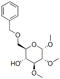 Methyl2,3-di-O-methyl-6-O-(phenylmethyl)-a-D-glucopyranoside Struktur