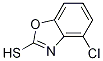 4-Chloro-benzooxazole-2-thiol Structure