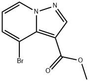 Pyrazolo[1,5-a]pyridine-3-carboxylic acid, 4-bromo-, methyl ester Structure