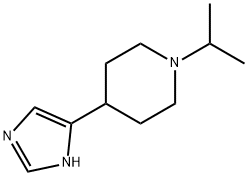 4-(1H-IMIDAZOL-4-YL)-1-ISOPROPYL-PIPERIDINE Struktur