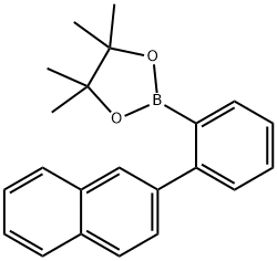 4,4,5,5-TetraMethyl-2-(2-(naphthalen-2-yl)phenyl)-1,3,2-dioxaborolane Structure
