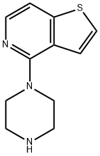4-PIPERAZIN-1-YLTHIENO[3,2-C]PYRIDINE Structure