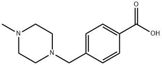 4-(4-Methylpiperazin-1-ylmethyl)benzoic acid Struktur