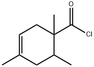 3-Cyclohexene-1-carbonyl chloride, 1,4,6-trimethyl- (9CI) 化学構造式