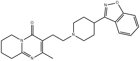 Desfluoro Risperidone 化学構造式