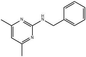 benzyl-(4,6-dimethyl-pyrimidin-2-yl)-amine Structure