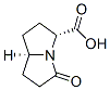 1H-Pyrrolizine-3-carboxylicacid,hexahydro-5-oxo-,cis-(9CI) Struktur