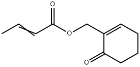 2-Butenoic acid, (6-oxo-1-cyclohexen-1-yl)methyl ester,106281-45-2,结构式
