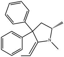 [S-(E)]-2-Ethylidene-1,5-dimethyl-3,3-diphenyl-pyrrolidine (S-EDDP) Struktur