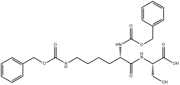 Z-LYS(Z)-SER-OH Struktur