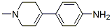 4'-amino-1-methyl-4-phenyl-1,2,3,6-tetrahydropyridine,106362-30-5,结构式
