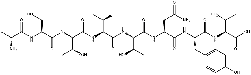 (D-ALA1)-PEPTIDE T, 106362-33-8, 结构式