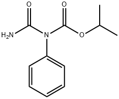phenyl-2 isopropyl allophanate Struktur