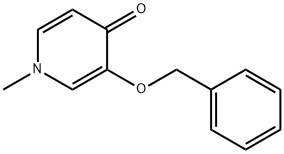 3-Benzyloxy-1-methyl-1H-pyridin-4-one Struktur