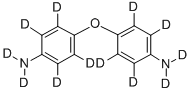 ビス(4‐アミノフェニル)‐D12エーテル 化学構造式