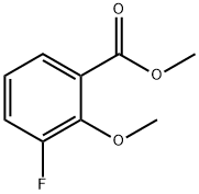 3-フルオロ-2-メトキシ安息香酸メチル 化学構造式
