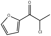 1-Propanone, 2-chloro-1-(2-furanyl)- (9CI) Struktur