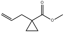 Cyclopropanecarboxylic acid, 1-(2-propenyl)-, methyl ester (9CI) Struktur