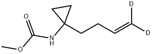 106455-75-8 Carbamic  acid,  [1-(3-butenyl-4,4-d2)cyclopropyl]-,  methyl  ester  (9CI)