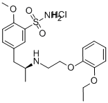 (S)-タムスロシン塩酸塩 化学構造式