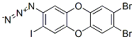 2-azido-3-iodo-7,8-dibromodibenzo-1,4-dioxin 结构式