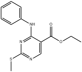 ethyl 4-anilino-2-(methylsulfanyl)pyrimidine-5-carboxylate|2-(甲硫基)-4-(苯氨基)嘧啶-5-羧酸乙酯