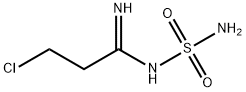 3-氯-N-氨基磺酰基丙脒, 106492-70-0, 结构式