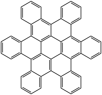ヘキサベンゾコロネン 化学構造式