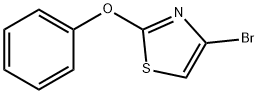 4-Bromo-2-phenoxythiazole Structure
