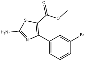 1065074-63-6 2-アミノ-4-(3-ブロモフェニル)チアゾール-5-カルボン酸メチル