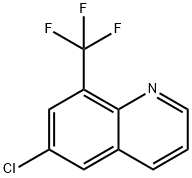 6-CHLORO-8-(TRIFLUOROMETHYL)QUINOLINE,1065074-68-1,结构式