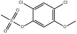 2,4-Dichloro-5-methoxyphenyl methanesulfonate Structure