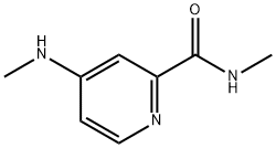 N-Methyl-4-(methylamino)picolinamide Structure