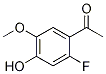 2'-Fluoro-4'-hydroxy-5'-methoxyacetophenone Struktur