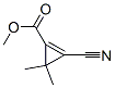 1-Cyclopropene-1-carboxylicacid,2-cyano-3,3-dimethyl-,methylester(9CI) 结构式