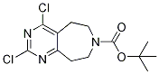 tert-butyl 2,4-dichloro-5,6,8,9-tetrahydropyriMido[4,5-d]azepine-7-carboxylate,1065114-27-3,结构式
