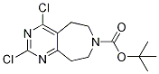 tert-butyl 2,4-dichloro-5,6,8,9-tetrahydropyriMido[4,5-d]azepine-7-carboxylate 结构式