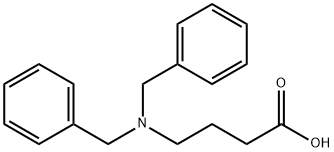 4-(二苄基氨基)丁酸 结构式