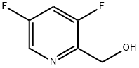 (3,5-二氟-2-吡啶)甲醇, 1065267-14-2, 结构式