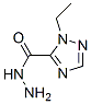 1H-1,2,4-Triazole-5-carboxylicacid,1-ethyl-,hydrazide(9CI),106535-39-1,结构式