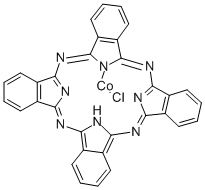 (氯酞花青)钴,106548-06-5,结构式