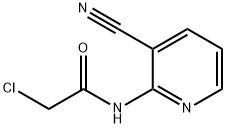 2-氯-N-(3-氰基-2-吡啶基)乙酰胺 结构式